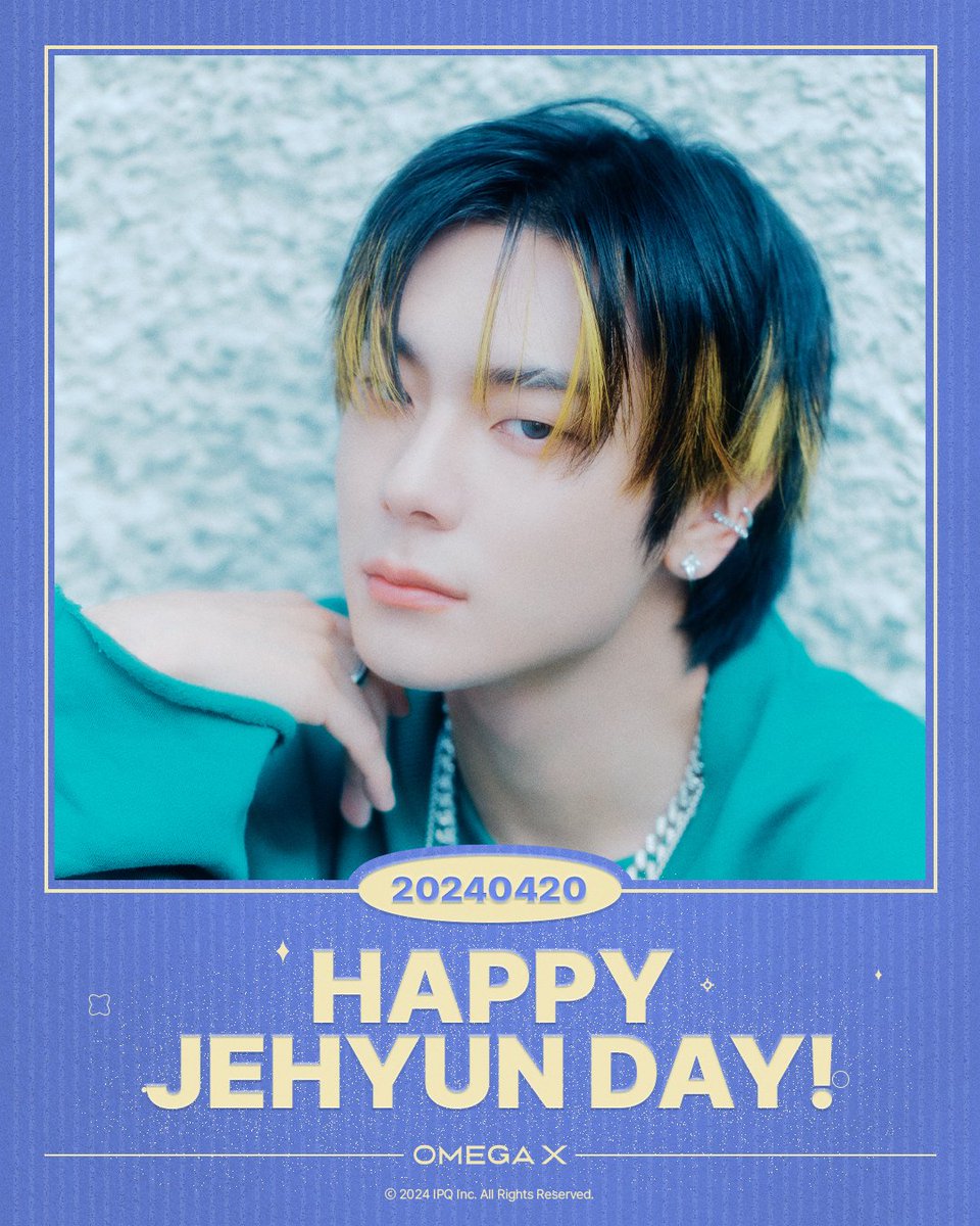 OmegaX_official's tweet photo. [🎂] #HAPPY_JEHYUN_DAY

HAPPY BIRTHDAY TO JEHYUN

#OMEGA_X #오메가엑스
#JEHYUN #제현 https://t.co/fnobEolwH4