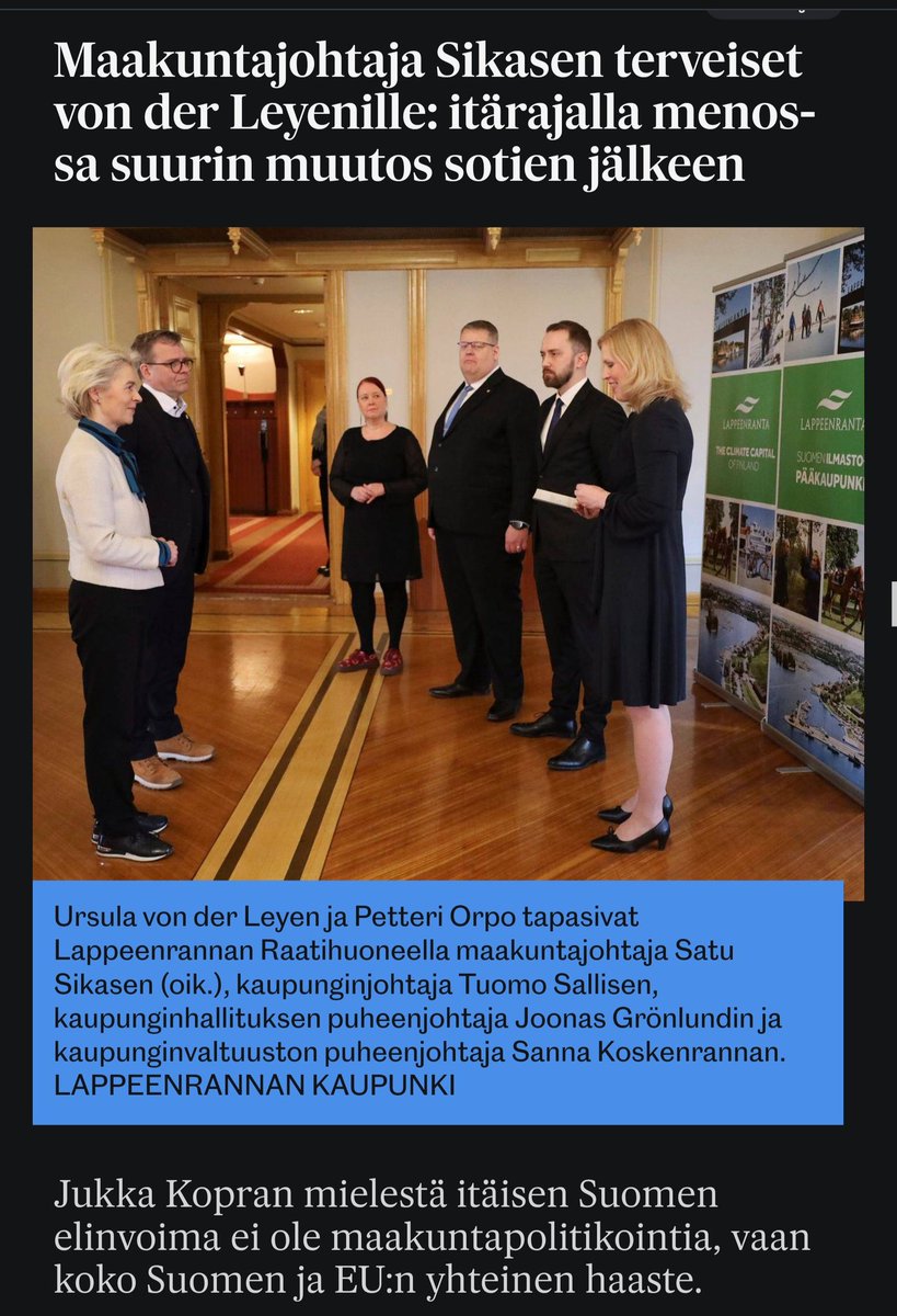 Se on juurikin näin. Hyvä @jukka_kopra @SikanenSatu @PetteriOrpo Se on juurikin näin.