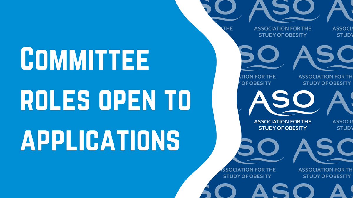 ASO Members at all career stages are invited to apply for our Operational Committee positions:
▶️Operations Secretary (2 posts - role sharing basis)
▶️Sponsorship Role
▶️Communications Lead

Apply by 9am, 29th April ⏰

Further details ow.ly/EwY950R6IFq