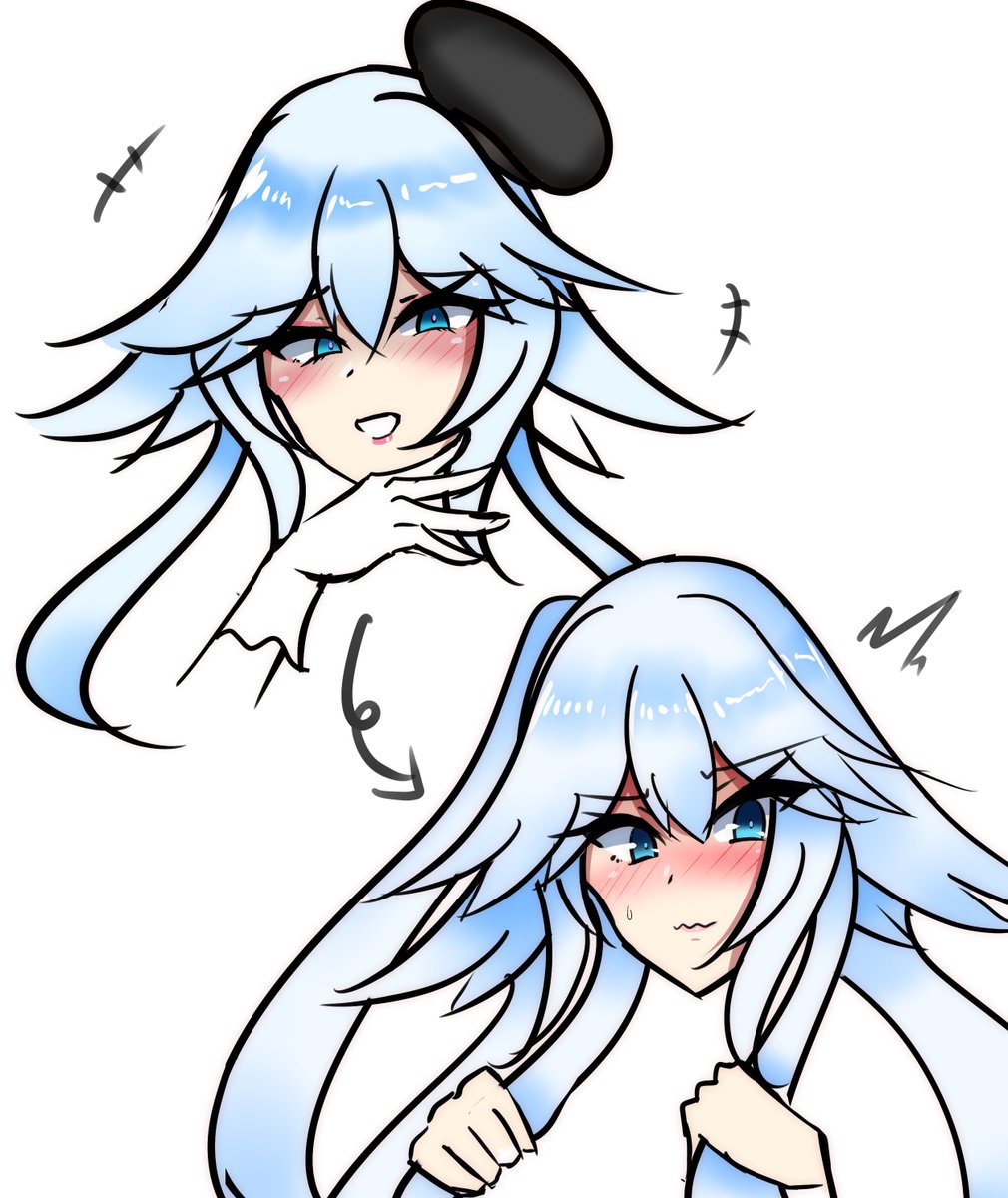 うちの子白雪さんは元悪の幹部でしたが記憶喪失になり、大学生の青年に救われて清楚になった光堕ち系ヒロインです('ω') 