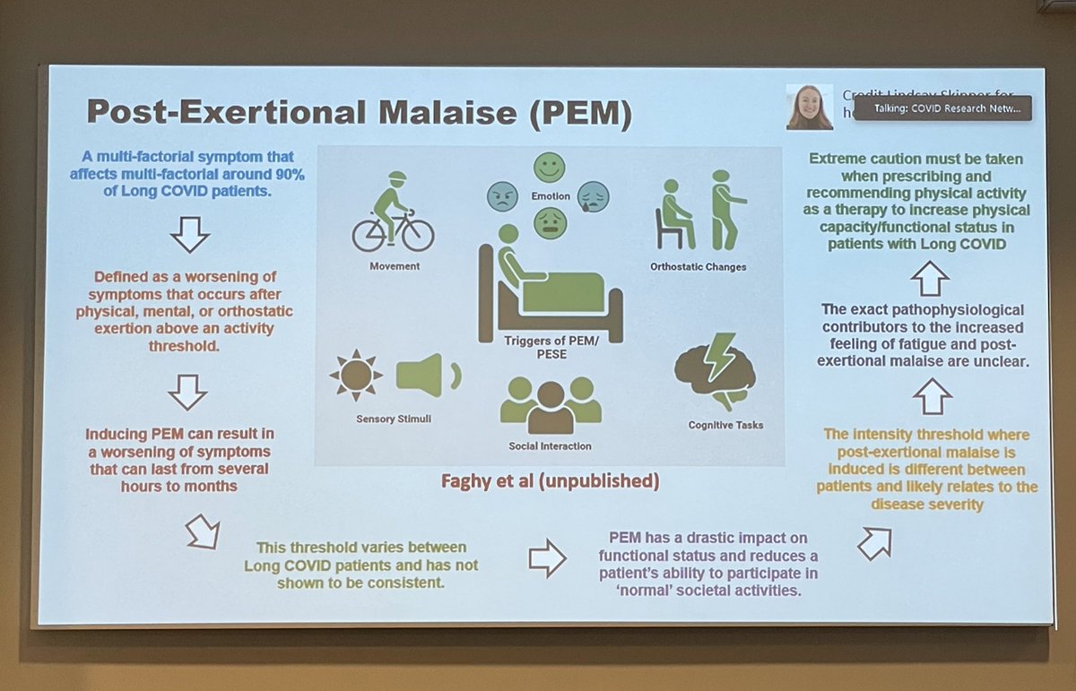 @DrMark_Faghy Phenomenal overview of #PEM 
We can tolerate certain levels of stimuli, but if we breach that threshold, symptoms are triggered. This can include even routine activities.