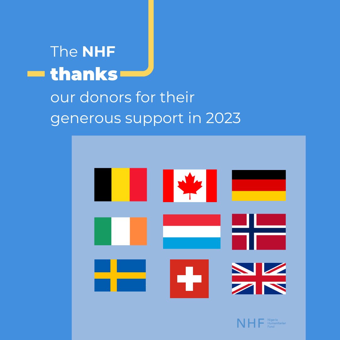 #OCHAthanks the generous contributions of Belgium🇧🇪, Canada🇨🇦, Germany🇩🇪, Ireland🇮🇪, Luxembourg🇱🇺, Norway🇳🇴, Sweden🇸🇪, Switzerland🇨🇭, United Kingdom🇬🇧 & others! We mobilized US$18 million+ to assist over 720k people affected by protracted conflict in NE #Nigeria in 2023.