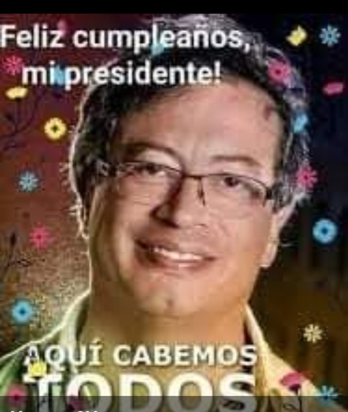 fasilfer30's tweet photo. Que Dios siga iluminando la vida de nuestro Presidente. GUSTAVO PETRO el mejor presidente de la historia de Colombia https://t.co/aLAN04Txgn