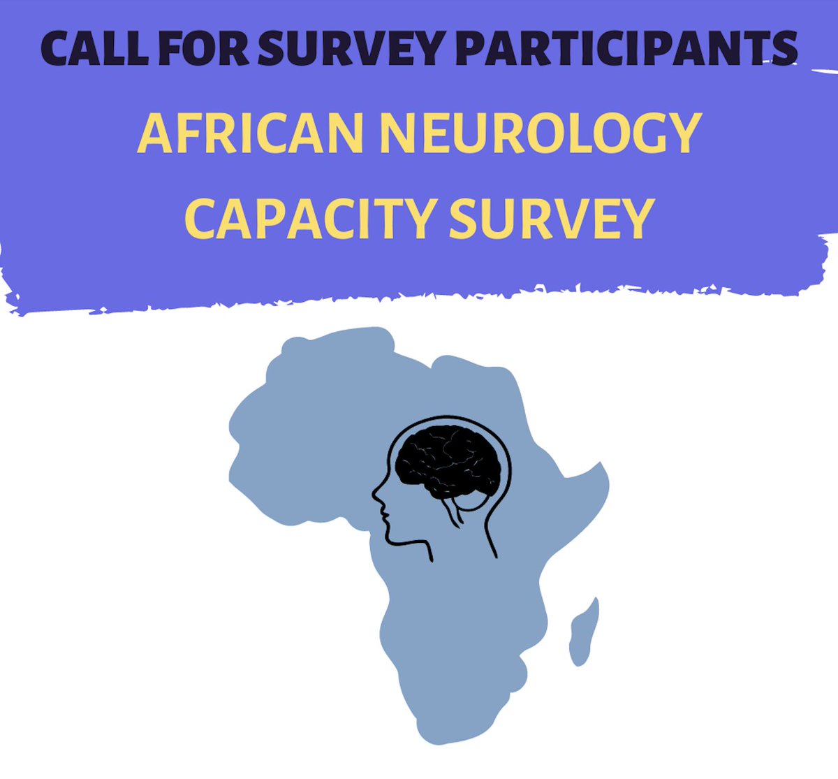 We are working to better understand the capacities for neurologic care across the African continent. If you are a health care worker in Africa who takes care of patients with neurologic disease, please complete our survey! Link: redcap.link/3h7nbjqo