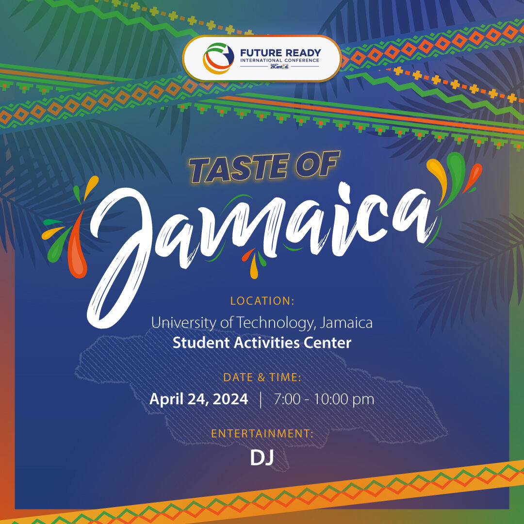 Only 3 days left until you experience a technology-immersive conference! We welcome you to immerse yourself in the Taste of Jamaica!
Visit bit.ly/48HnRf3 to learn more.
#futurereadyconference #Jamaica #STEMxpo #travel #education #collaboration #STEM
