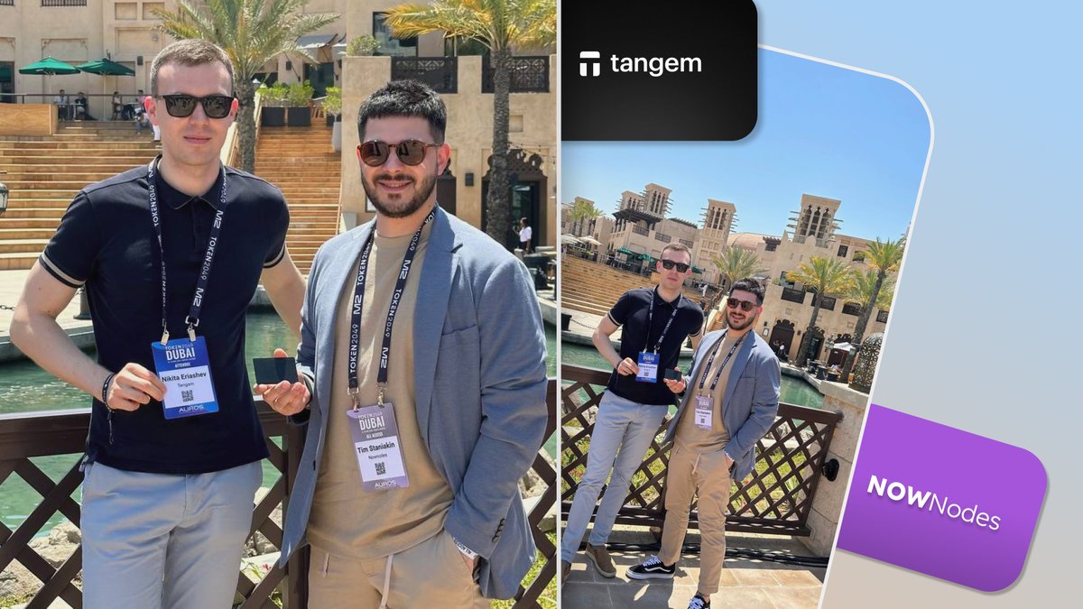 🇦🇪 Finally met in person with @Tangem! Excited for new networks & the major updates in the Q2 Roadmap. Tangem Wallet 2.0 offers enhanced security and usability, with advanced seed phrase options, all wrapped in a sleek design – truly a next-level tool for crypto enthusiasts!