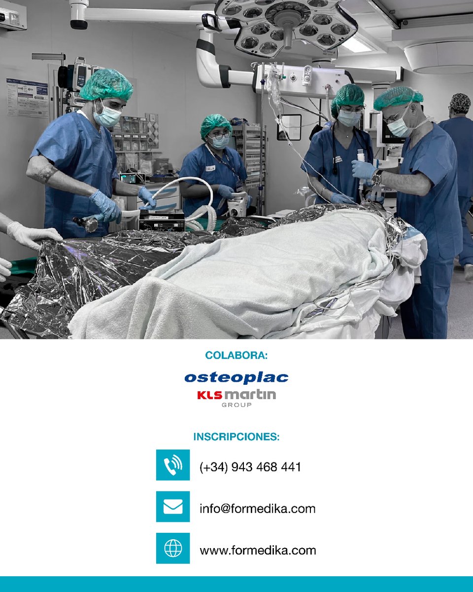 osteoplac's tweet photo. Colaboramos con la 1ª Edición del "Curso de Politrauma Facial y Secuelas".

🎯 Dirigido a Cirujanos Maxilofaciales
🗓️ Jueves y viernes, 13 y 14 de junio de 2024
📍 Hospital de Traumatología, Rehabilitación y Quemados, Barcelona

🔗 Más información: https://t.co/P7DiYeAYj9 https://t.co/FIZCkgI1w7