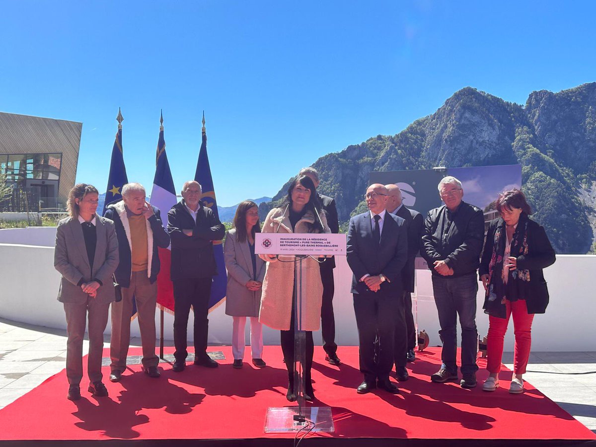 Présente à l’inauguration de la Résidence de Tourisme « Pure Thermal » aux côtés de mes amis @ECiotti, Gérard Manfredi, Maire de Roquebillière et de nombreux maires des vallées. 49 hébergements en plein cœur de ce magnifique écrin qui contribuent à faire des thermes de…