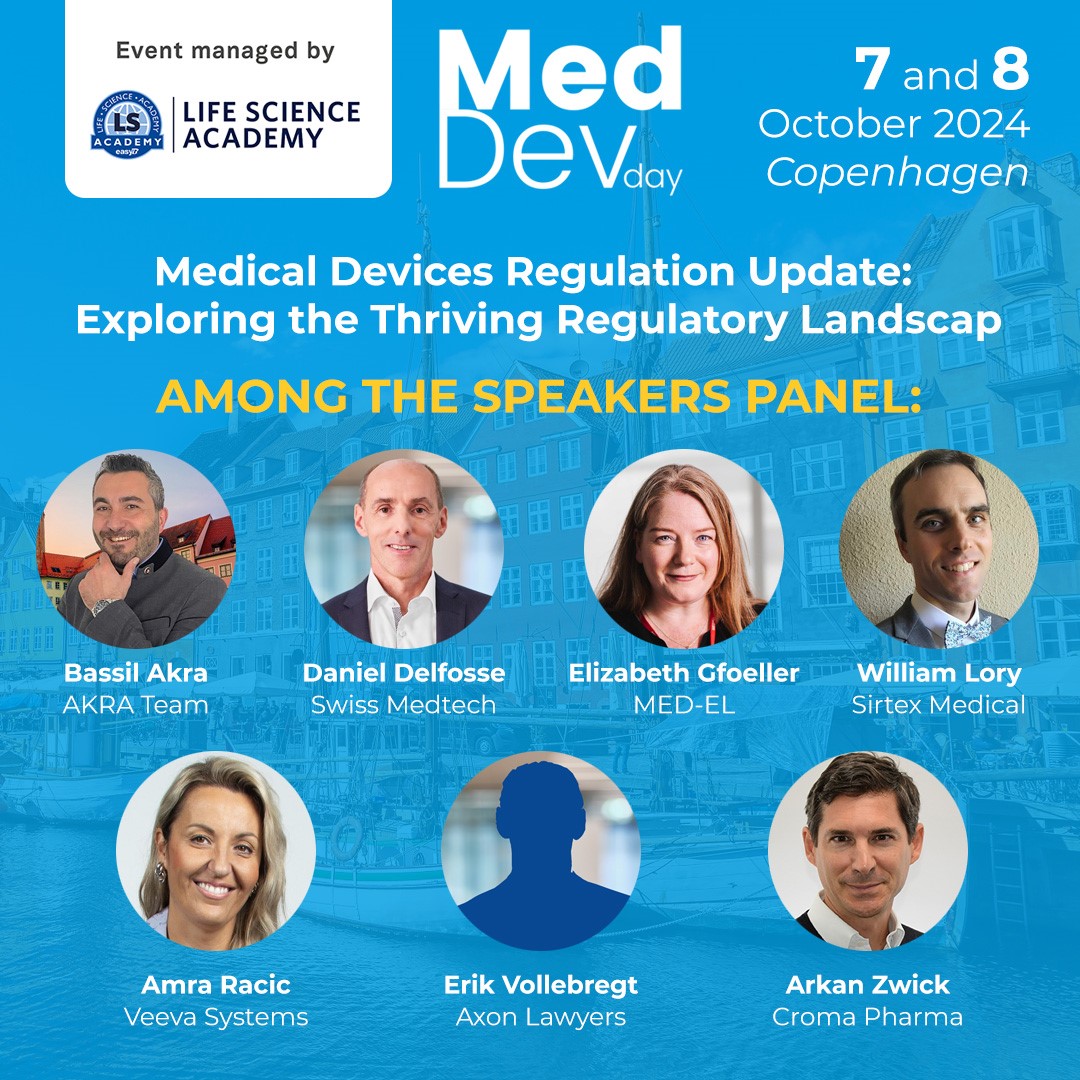 📢 Excited to announce the first Speakers confirmed at the upcoming #MedDevDay conference!

The one day and half features industry and competent authority talks followed by interactive workshops.

👉Check out the website here lsacademy.com/en/product/med…

#MedicalDevices #MDR