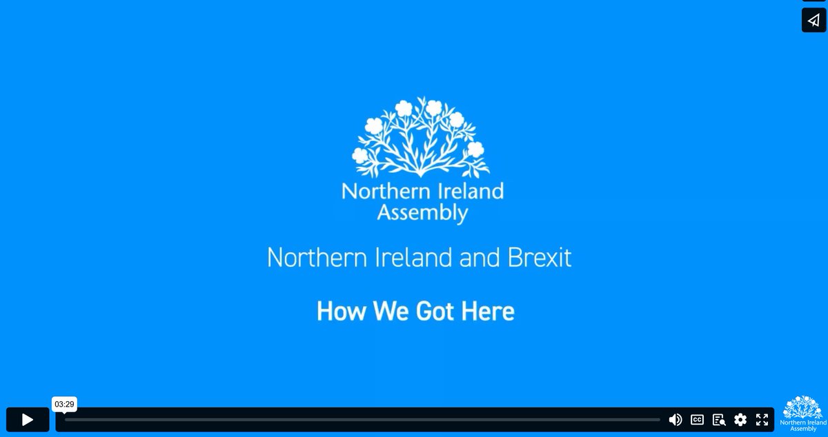 Among the excellent @NIAEducation resources is a new video for years 11-12 & post 16 pupils 'Northern Ireland & Brexit - how we got here' - check it out 👇education.niassembly.gov.uk/video-gallery/… #Brexit #teaching