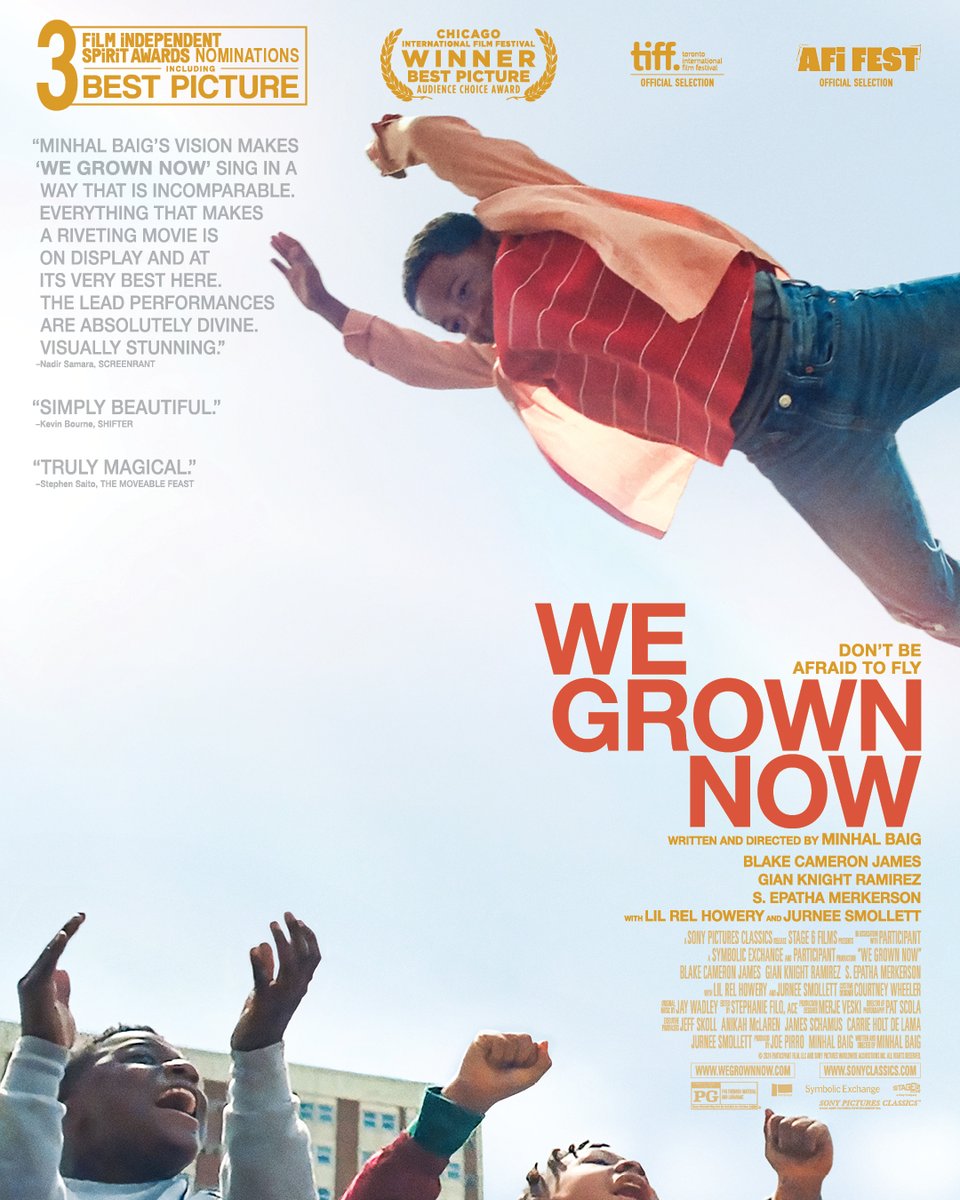 “A beautiful, creative and heartfelt love letter to Chicago.” WE GROWN NOW — last year's Opening Night selection & Audience Choice Award winner — opens today at the AMC Newcity, River East & @filmcenter! Don't miss this touching coming-of-age story from Chicagoan @minhalbaig.