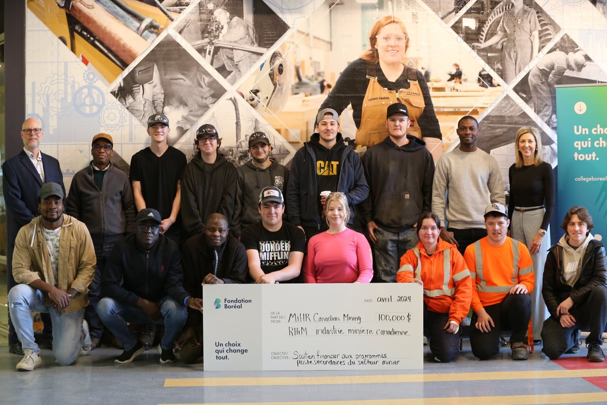 Collège Boréal (@collegeboreal) on Twitter photo Collège Boréal awards more than $100,000 in scholarships to 40 students thanks to the Mining Industry Human Resources Council. A big thank you to <a href="/MiHRCouncil/">Mining Industry HR Council</a> for supporting post-secondary education related to the #mining sector. 👩🏭👷♂️👩🔧
e. g. tinyurl.com/2w5dyawc Collège Boréal awards more than $100,000 in scholarships to 40 students thanks to the Mining Industry Human Resources Council. A big thank you to <a href="/MiHRCouncil/">Mining Industry HR Council</a> for supporting post-secondary education related to the #mining sector. 👩🏭👷♂️👩🔧
e. g. tinyurl.com/2w5dyawc