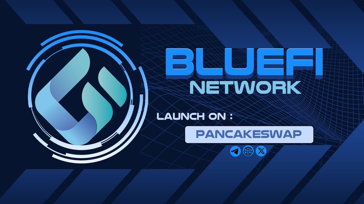 BlueFi Network Just stealth launched
🔹Staking Platform
🔹Chat GPT & Image GPT
🔹Launchpad platform
🔹Testnet & Mainnet
🌐 Website: bluesfi.com
#crypto #BNBChain #Mainnet 
🇲🇲🏳️‍⚧️🇸🇰🇵🇦🇳🇵

#cryptotraders #cryptocurrencytrading #crypto #bitcoinETF #bitcoinprice