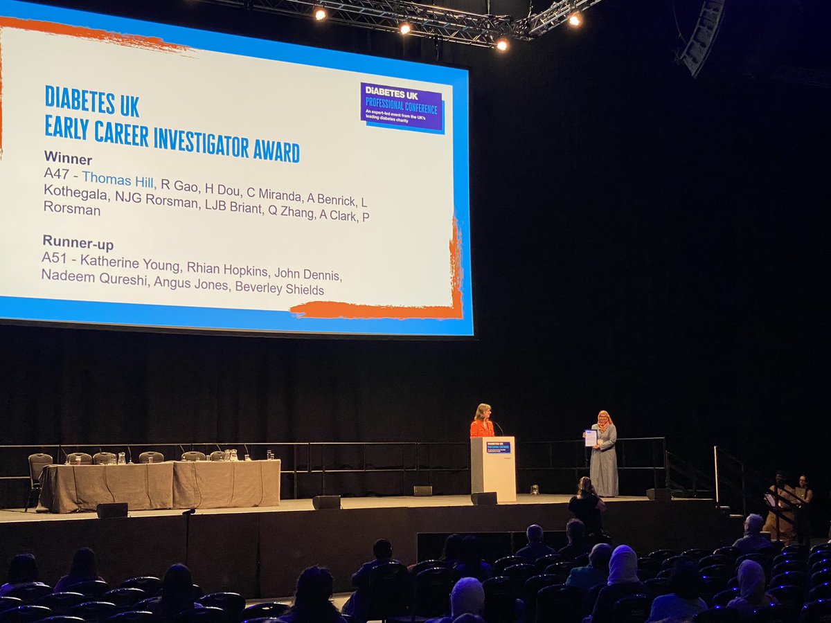SarahIBEx's tweet photo. Congratulations @Exeter_Diabetes @uniofexeHLS 🥂

What an amazing scoop of awards at #DUKPC24 

Especially proud of our very own @ChristianaLekka funded by the SMF Grand Challenge @stevemorganfdn @JDRFUK @DUK_research https://t.co/9QpiYRRhNI