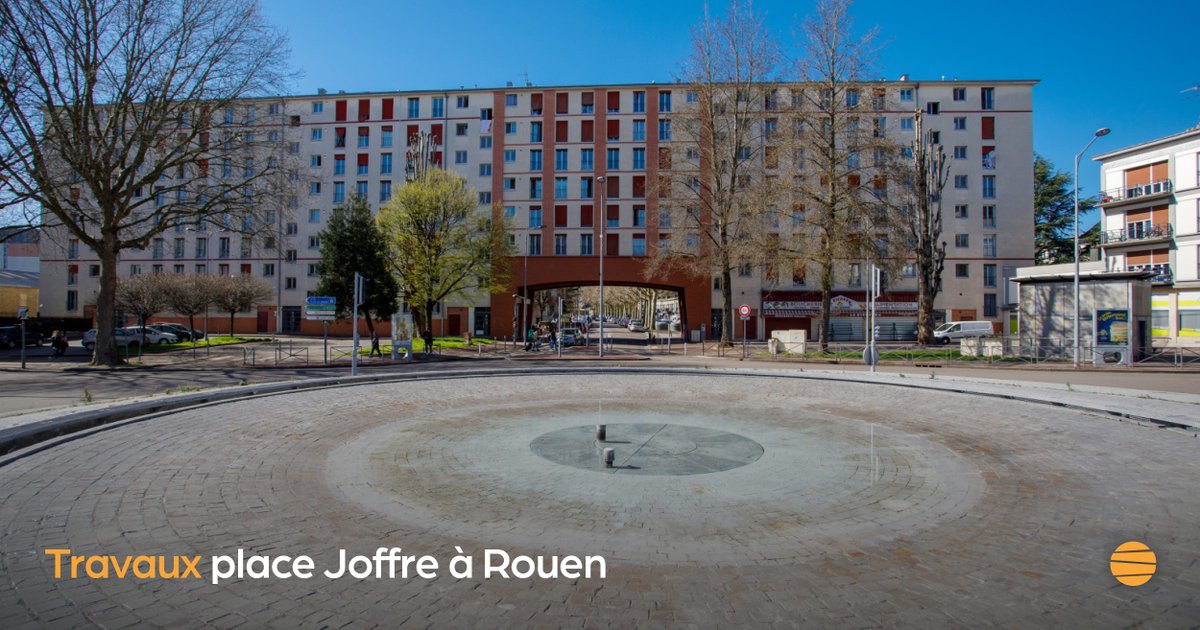 🔵[Travaux place Joffre à Rouen]🚧 Dans le cadre de la réalisation des aménagements de la future ligne T5, la place Joffre, à Rouen, va faire l’objet de travaux à partir du 22 avril. Retrouvez toutes les infos et le plan de circulation ici 👉 lc.cx/WuQt4C