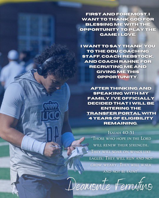 Thank you ODU 🙏🏽
Film pinned in profile‼️