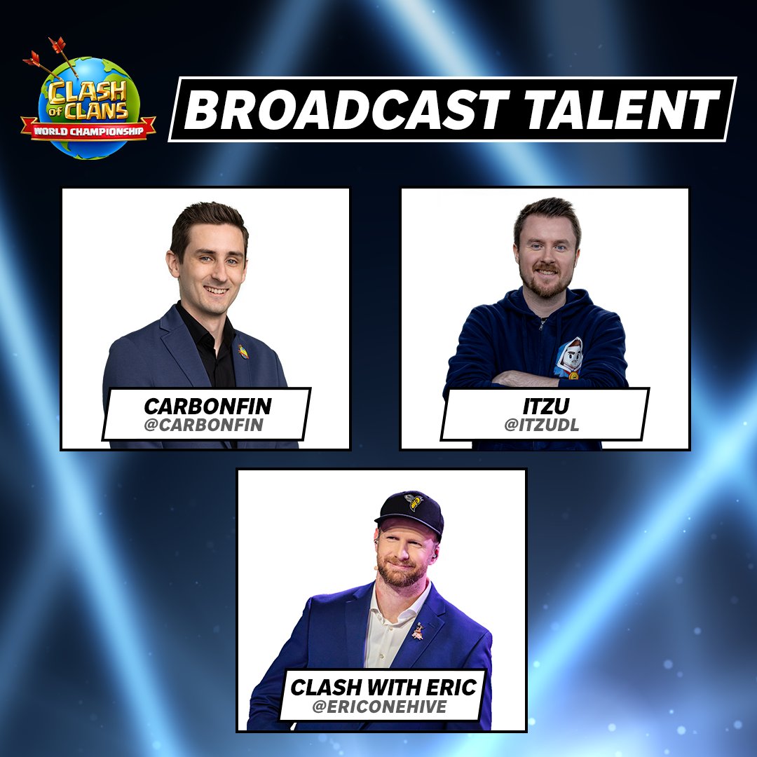 Say hello to the #ClashWorlds April Monthly Finals EN talent line-up! 🤩👋 @CarbonFin @iTzuDL @EricOneHive