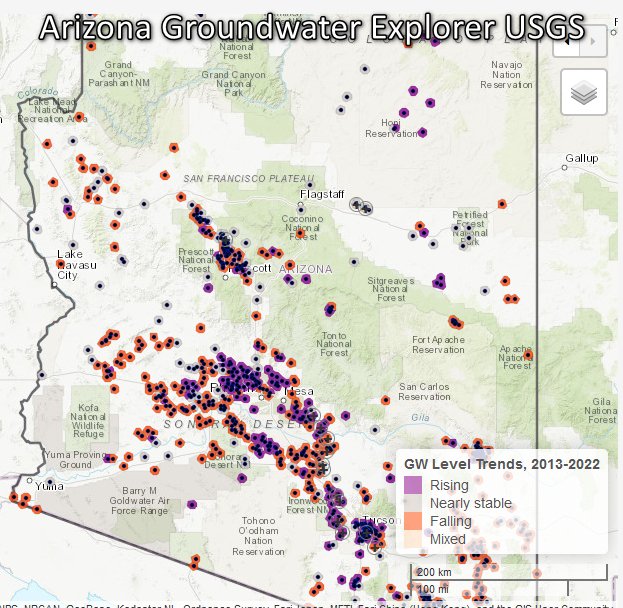 AZ Geological Survey (@azgeology) on Twitter photo The US Geological Survey’s interactive groundwater explorer documents recent trends in Arizona groundwater – the good, the bad, and the really bad. Interested? <a href="/USGSAZ/">USGS Arizona</a> Check it out at rconnect.usgs.gov/az-agex/ The US Geological Survey’s interactive groundwater explorer documents recent trends in Arizona groundwater – the good, the bad, and the really bad. Interested? <a href="/USGSAZ/">USGS Arizona</a> Check it out at rconnect.usgs.gov/az-agex/