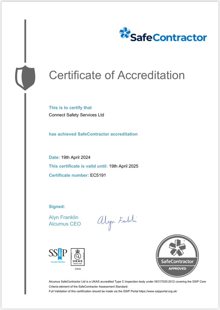 We’re proud to say we have once again been SafeContractor accredited. Well done CSS Team.
#HappyFriday