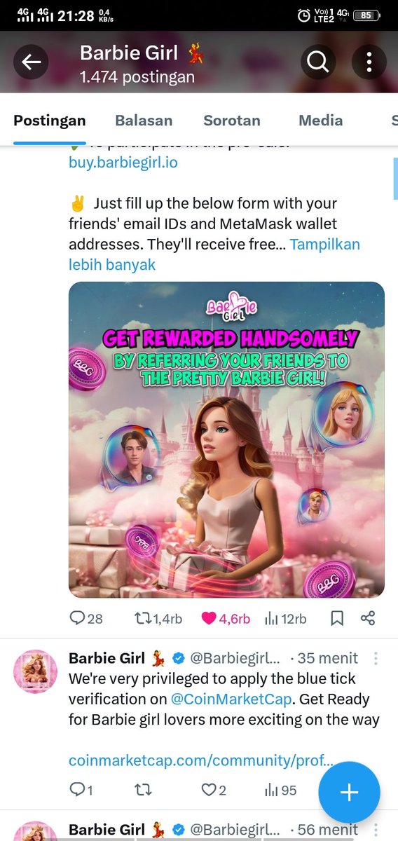 JamiellahM3310's tweet photo. @taegiveaway @BarbiegirlBBG Bismillah done https://t.co/SZZ1nDFzgW