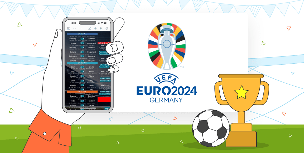 Football fans here? #UEFAEuro 2⃣0⃣2⃣4⃣ is just around the corner ⚽️ Get ready for an action-packed tournament with our fillable #EURO2024 form, complete with the schedule, group stage draws, and standings 👉 onlyo.co/4d6IvHW