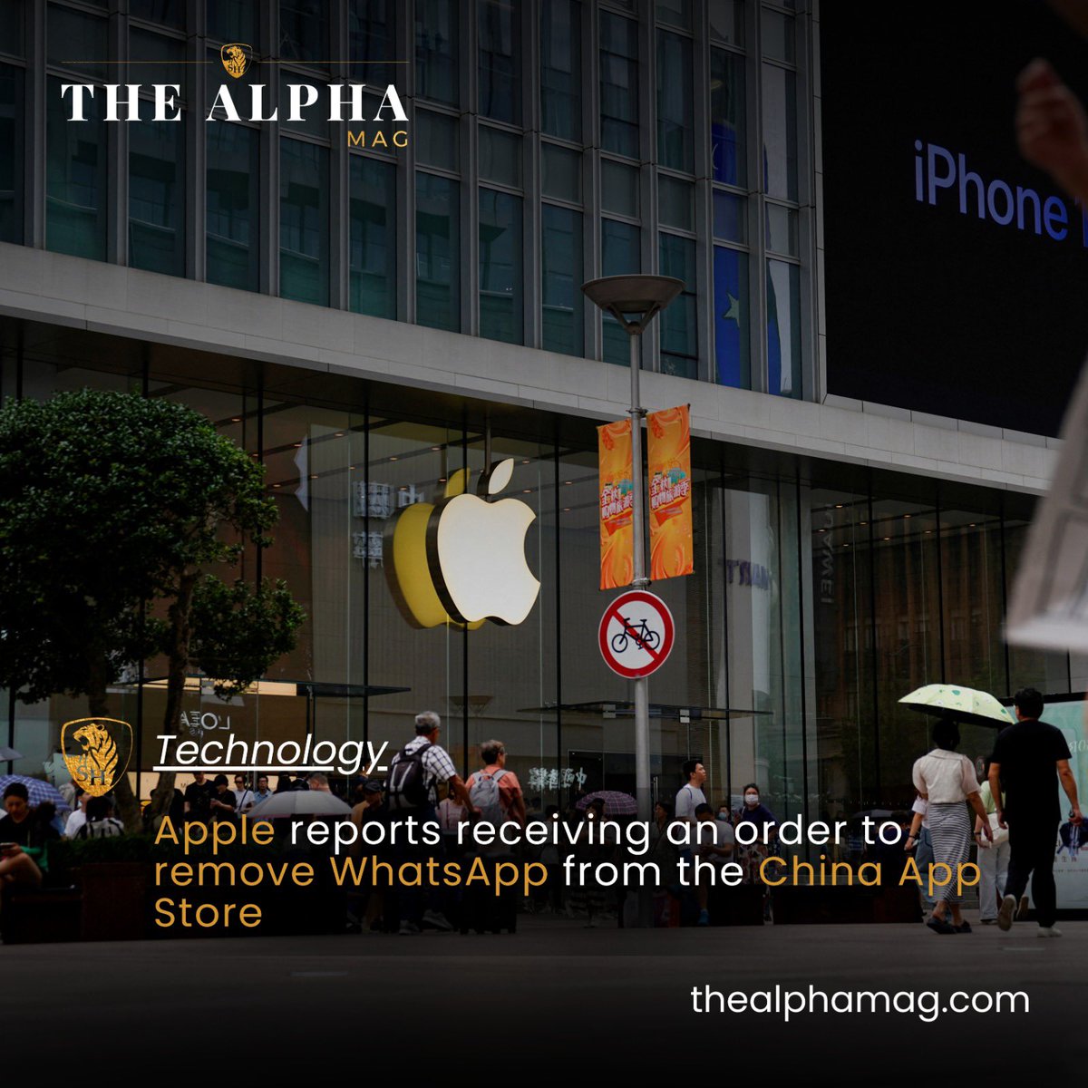 Thealpha_mag's tweet photo. Apple said it pulled the Meta-owned apps WhatsApp and Threads from its app store in China on Friday on government orders, potentially escalating the war over technology between the United States and China.
#CyberspaceAdministration #nationalsecurity #VPN #technologywar https://t.co/cUCS79yNki