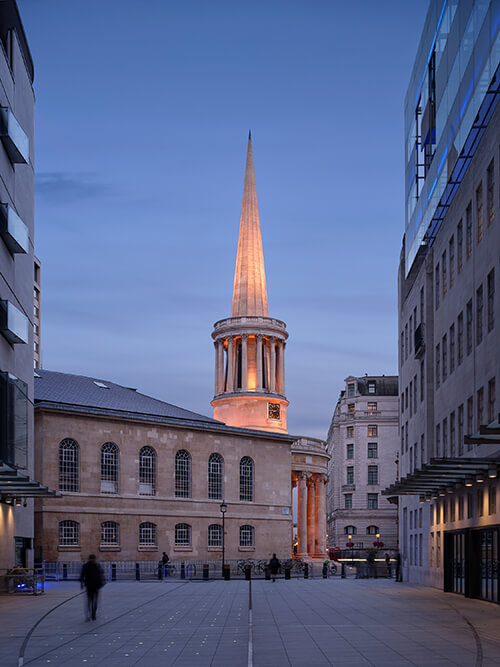 #WelshSlate's Penrhyn Heather Blue #slates were recently specified by @MatthewLloydArc for the #roof refurbishment of All Souls Church in the Harley Street #Conservation Area of Marylebone, London. Read about the project here: roofingtoday.co.uk/welsh-slate-he… #roofing #architecture