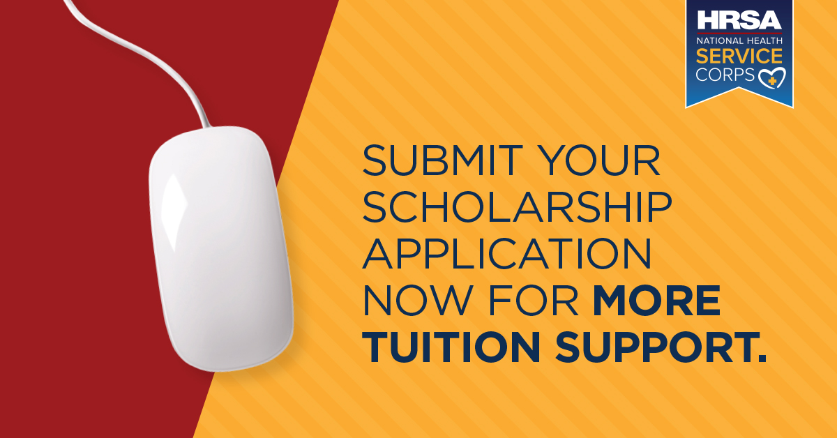 The deadline to apply to @NHSCorps Scholarship Program is in one week. Apply by 4/25 for a chance to receive tax-free tuition assistance plus a monthly stipend, so you can focus on your studies. 📚 ms.spr.ly/6011Y8wel #TuitionHelp