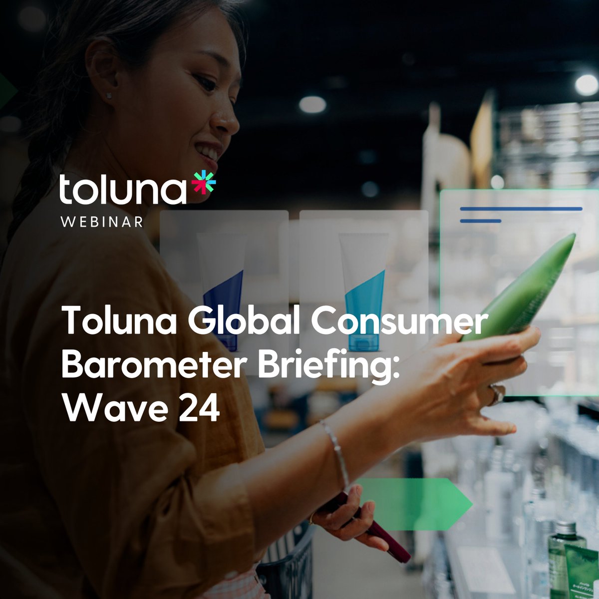 How are consumers responding to the ongoing pressures of the rising #costofliving?

Join us for the latest insights from Wave 24 of the Toluna #GlobalConsumerBarometer.

🔗 View the on-demand webinar here: app.livestorm.co/toluna/glb-bar…

#consumerinsights #marketresearch