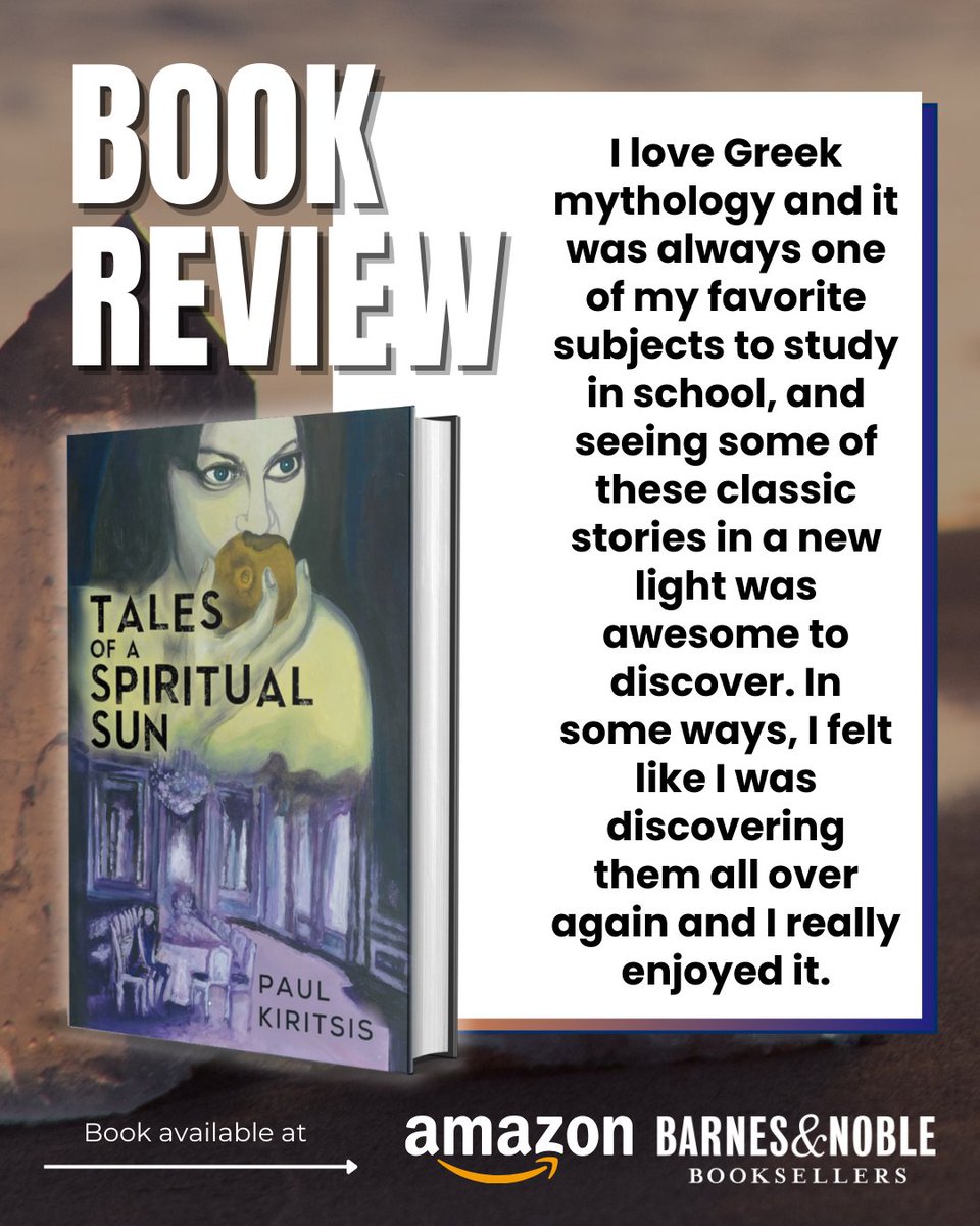 PaulKiritsis's tweet image. Rediscover classic Greek myths with a modern twist, reigniting your passion for these legendary tales.
.
Visit bit.ly/48mNjX1 to learn more.
.
#spiritualsuntales #mythnarratives #bookintro #drpaulkiritsis
