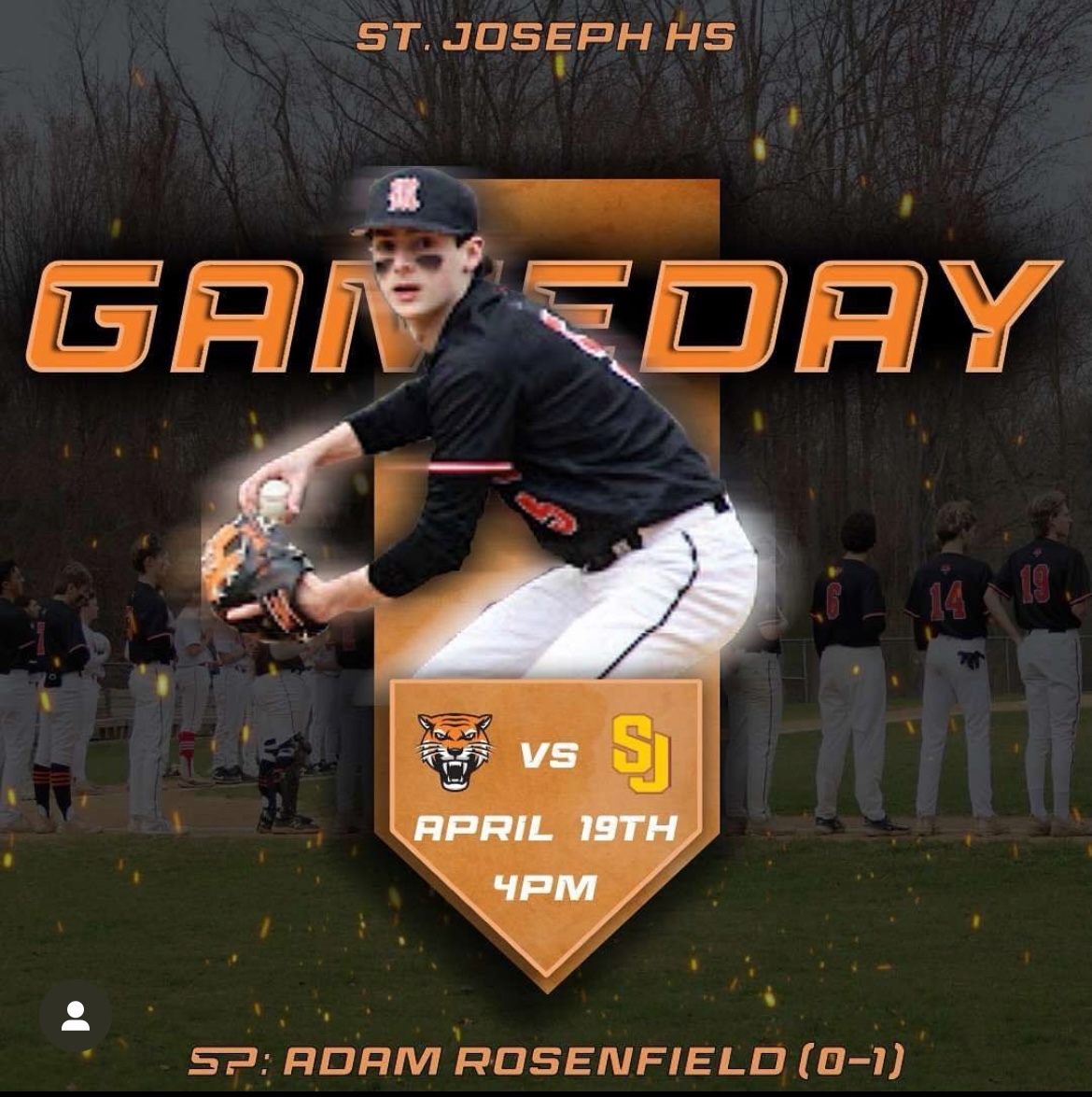 RHSTigersBase's tweet image. Final game of the 4 game week. 
⚾️4pm at St Joes⚾️
 #ctbase