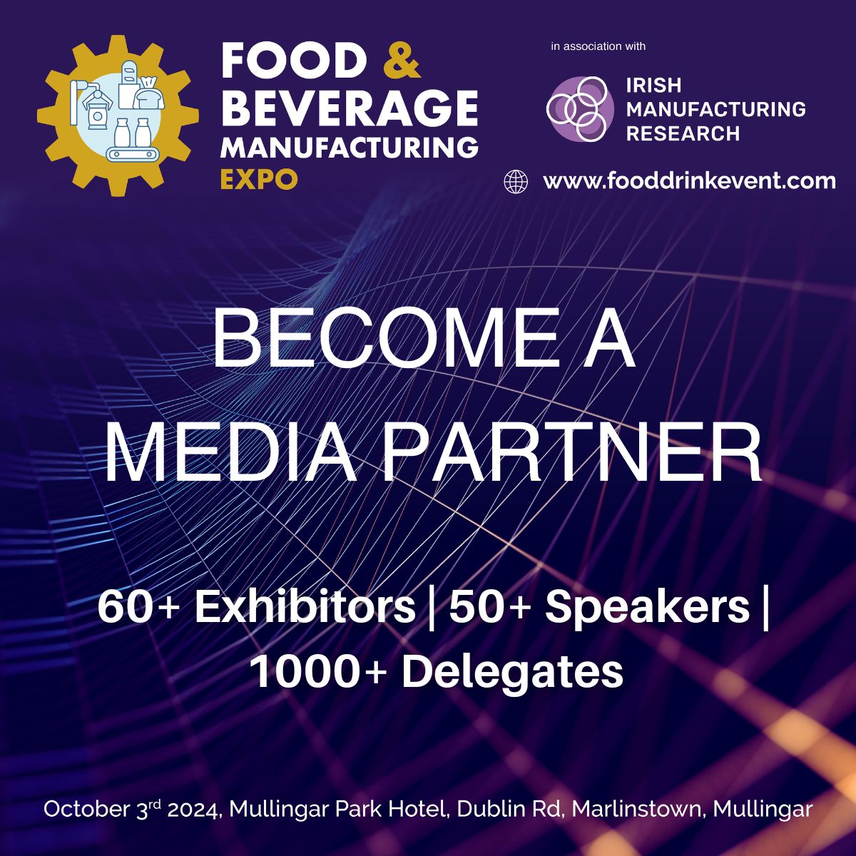 Are you passionate about amplifying your presence in the Food &amp; Beverage Manufacturing sector? 

Become a Media Partner for the All Ireland Food &amp; Beverage Manufacturing Conference. As a Media Partner, you'll gain unparalleled exposure to industry leaders.

 #foodindustry