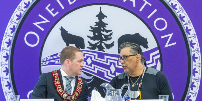 For the first time in the roughly 150-year history of the #OneidaNation of the Thames government, London city council sat down with its politicians in an official meeting. @CityofLdnOnt #Reconciliation #LocalGov lfpress.com/news/local-new…