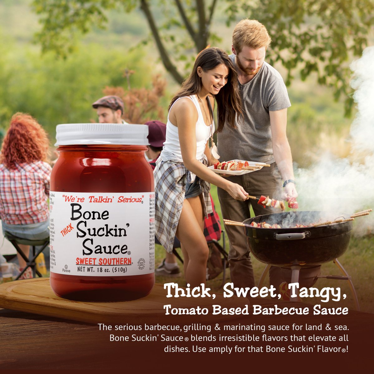 shop.bonesuckin.com/products/bone-…

Bone Suckin' Sauce® Sweet Southern® Thick, 18 oz, IRRESISTIBLE FLAVOR BOOST

#CulinaryAdventure #KosherKitchen #GlutenFreeEats #FoodieFinds #CraftBBQ #GourmetCooking #FlavorfulCreations #GrillingSeason #BBQSauce #BoneSuckinSauce