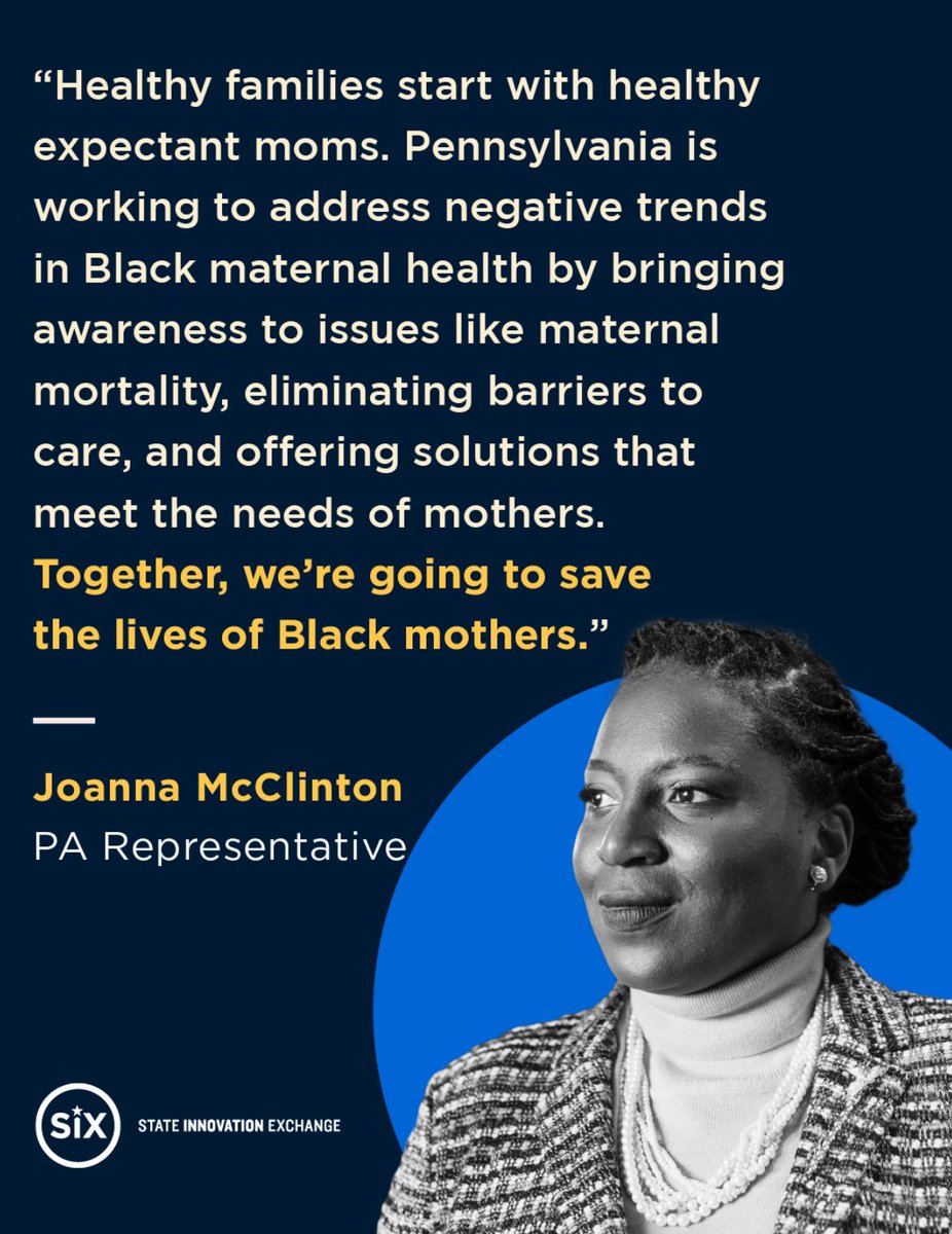 Black women are 300% more likely to die from preventable pregnancy related causes than white women. In PA, we're working tirelessly to change birthing outcomes for all of our moms, babies, families and communities. Together we're going to save the lives of Black Mothers. 
#BMHW