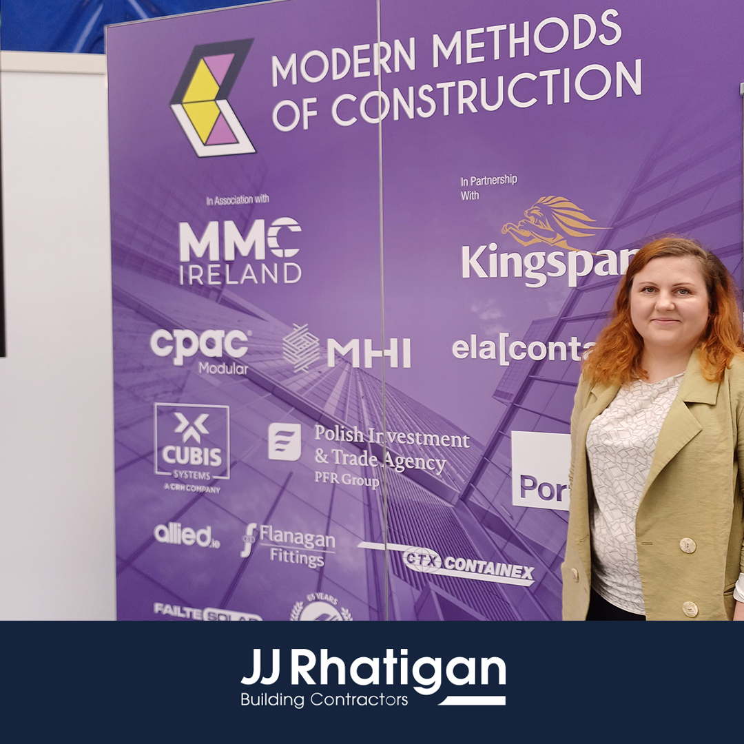 Yesterday, our JJR Digital Construction Coordinator Karolina Malz attended the National Construction Summit 2024 in Blanchardstown. 

Special mention to @MMC_Ireland A very educational day for all! 

#BIM #DigitalConstruction #ConstructionExcellence #NationalConstructionSummit