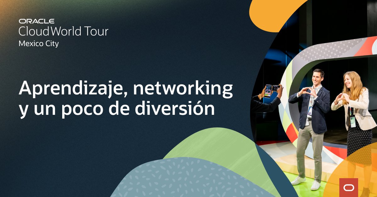 Angel_E_H's tweet photo. Encuentra inspiración y aprovecha las oportunidades de #networking disponibles para ti en el #CloudWorld Tour Hub de Ciudad de México #CDMX. Solicita hoy tu inscripción y descubre nuevas posibilidades de la mano de Oracle y sus socios: https://t.co/zaliu6eEHm https://t.co/c780sWMR89