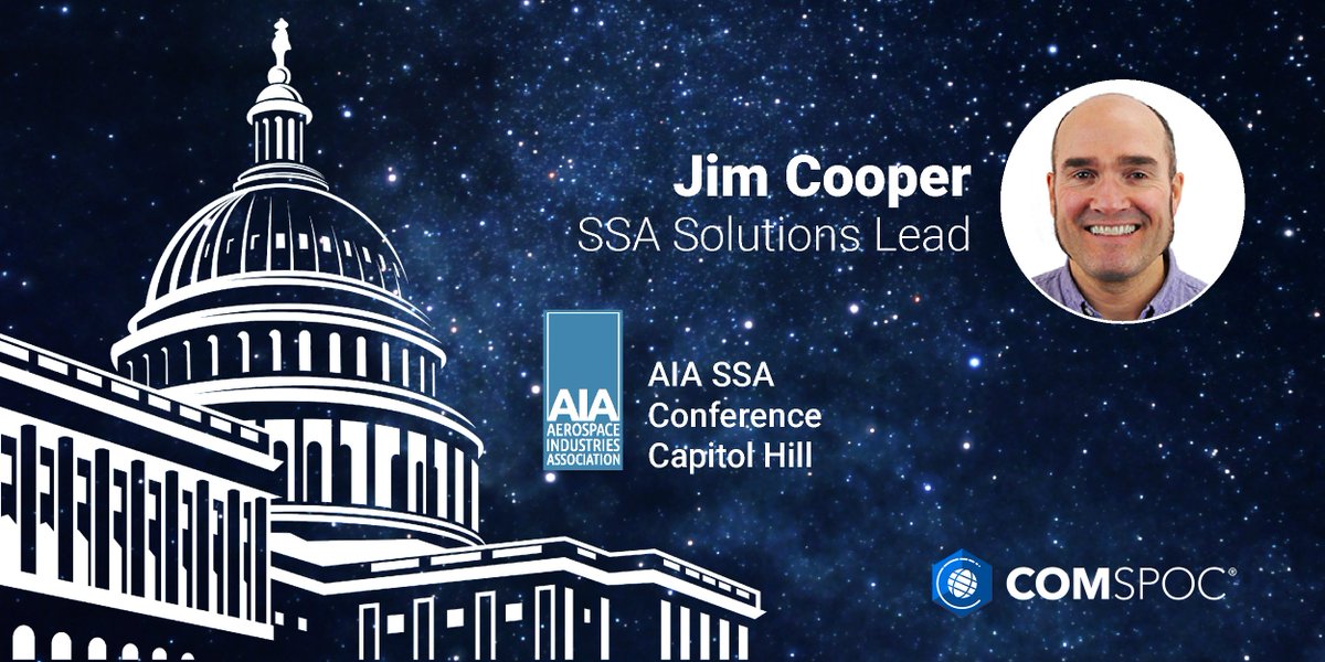 Yesterday we attended @AIAspeaks’s Capitol Hill Day, focusing on #SSA—a critical aspect of AIA’s advocacy for a competitive and sustainable U.S. #space sector. 📣🏛️ COMSPOC's Jim Cooper discussed our commitment to furthering commercial solutions and the necessity of robust SSA