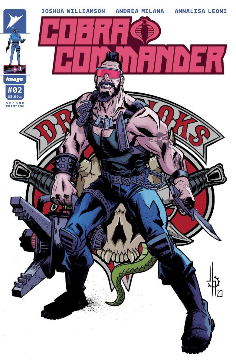 Energon Universe Jason Howard Second Printing Variant reveal!

Ripper spotlight on Cobra Commander #2 (2nd Print) in Comic Shops Nationwide on May 15th 2023!
#energonuniverse
