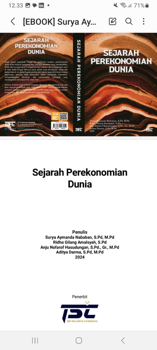 Anjunofarof's tweet photo. Buku tahun 2024, hasil kolaborasi dengan rekan sejawat https://t.co/inzHRC0Y86