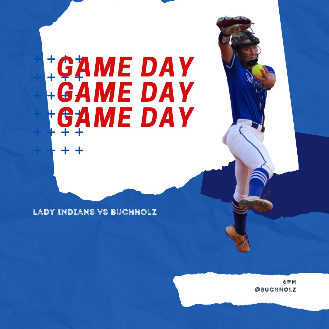 Keystone Heights Softball 🥎 (@kh_softball) on Twitter photo 🥎GAME DAY🥎
On the road one last time this week to face Buchholz.
⏰ 6:00
📍Buchholz High School
🎟️GoFan
<a href="/AthleticsKhhs/">KHHS Athletics</a> <a href="/ridaught/">Mike Ridaught</a> <a href="/ThePrepZone/">The Prep Zone</a>
#indianstrong #newheights 🥎GAME DAY🥎
On the road one last time this week to face Buchholz.
⏰ 6:00
📍Buchholz High School
🎟️GoFan
<a href="/AthleticsKhhs/">KHHS Athletics</a> <a href="/ridaught/">Mike Ridaught</a> <a href="/ThePrepZone/">The Prep Zone</a>
#indianstrong #newheights