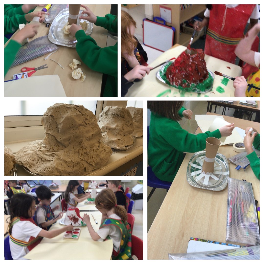 CRACK, BANG, BOOM! Year 3 have made an explosive start to their new topic by building volcanoes!