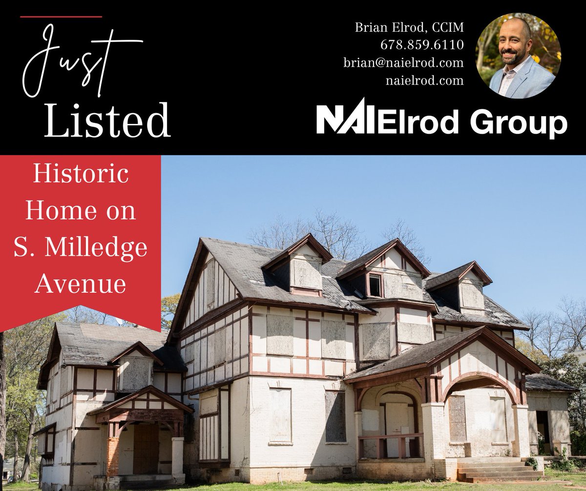 This historic home is located in the Milledge Avenue Historic District. Nestled on Fraternity & Sorority Row, its architecture and history make it one of a kind and the ideal blend of history and locale. 1l.ink/SHNKHF5 #AthensGA #NAIElrodGroup #CommercialRealEstate