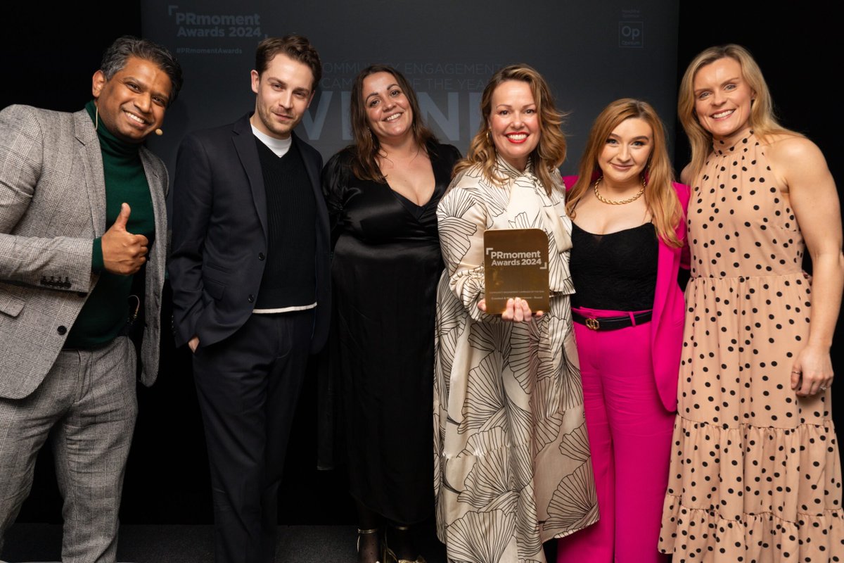 wearecowshed's tweet image. We set up our in-house insights and #engagement team a year ago and the outstanding work they’re doing is already being recognised.

Last week, we won #PR Moment’s Community Engagement Campaign of the year for our Sound campaign with Welsh Government 🏆

🔗wearecowshed.co.uk/sound-campaign…