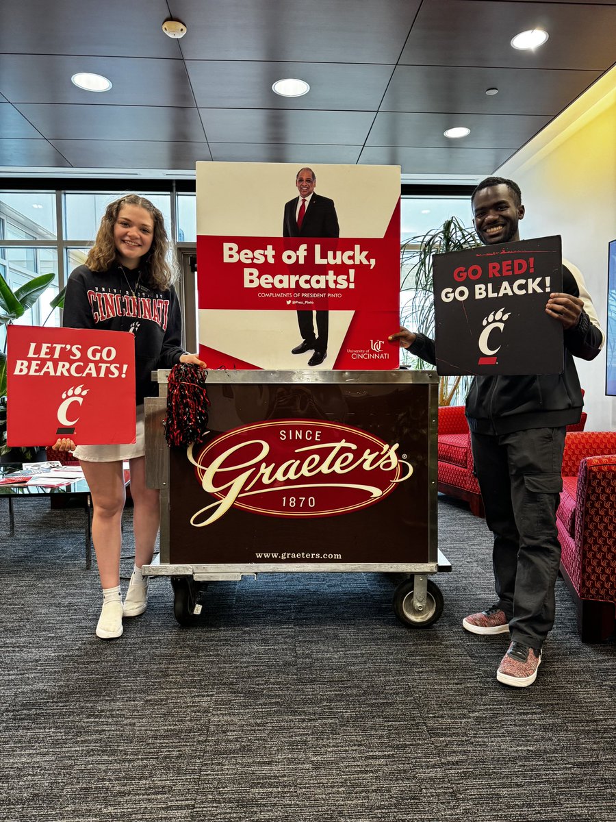 It is hard to believe that today is the last day of the Spring 2024 semester! @uofcincy students - I’ll see you on MainStreet in about an hour for a short break and sweet treat as you are preparing for your finals and presentations. #NextLivesHere