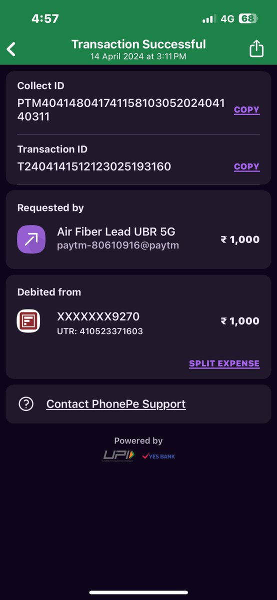 shivanshsaurya's tweet photo. I still didn't receive any resolution from @JioCare @reliancejio @JIOAIRFIBERIN. They have denied my jioairfiber installation and still didn't refund my rs 5249 amount which i paid for jio air fiber. Its almost impossible to connect with @JioCare please refund my money🙏 https://t.co/zB0tPD0oNJ