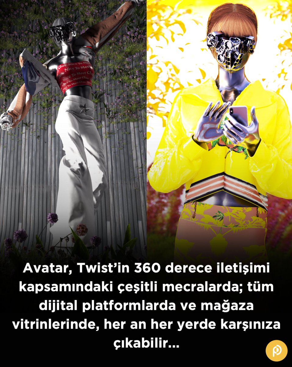 Moda dünyasında dijital bir dönüşüm ♻️ 3D Avatar Twister; TWIST’in moda dünyasındaki dijital dönüşümünü ve gençlik enerjisini temsil eden ruhuyla moda sektörünün dijital evrenindeki yeni bir dönemin kapısını aralıyor. @TwistTurkiye #twistturkiye #ss24 #twister