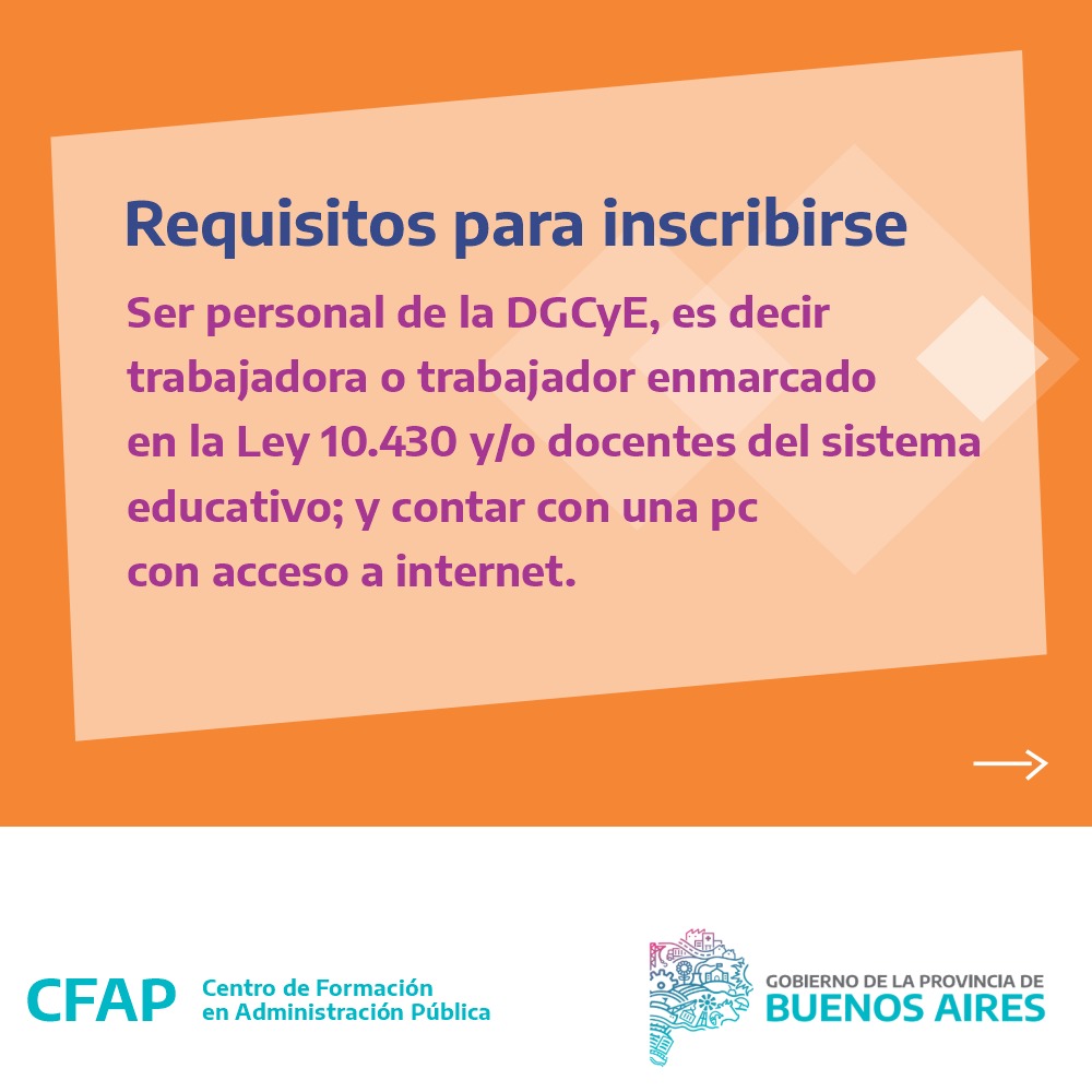 cfap_laplata's tweet photo. Queremos compartir con ustedes información importante sobre las inscripciones a las propuestas formativas que se brindan desde el CFAP.  
Les recordamos que para comunicarse con nuestra institución pueden hacerlo a los teléfonos (221) 424-6406 ó 423-7083. https://t.co/3LaPFx0ygy