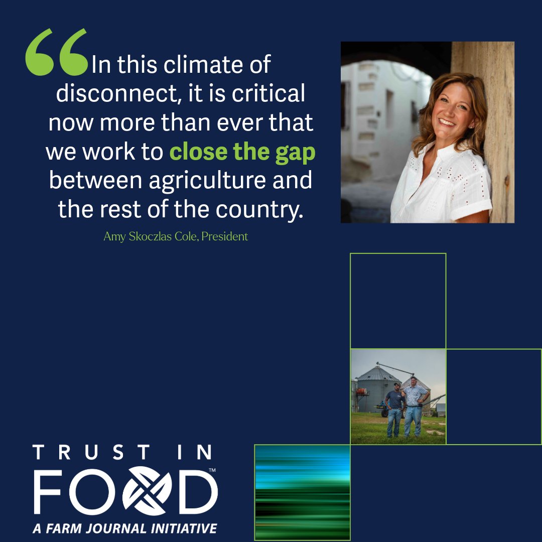 American farmers make up only 1% of our population, creating a huge gap between those who grow our food and those who benefit. How is Trust In Food helping to close that gap? Learn more from President Amy Skoczlas Cole. loom.ly/NfkgXMcs #TrustInFood #TrustInBeef