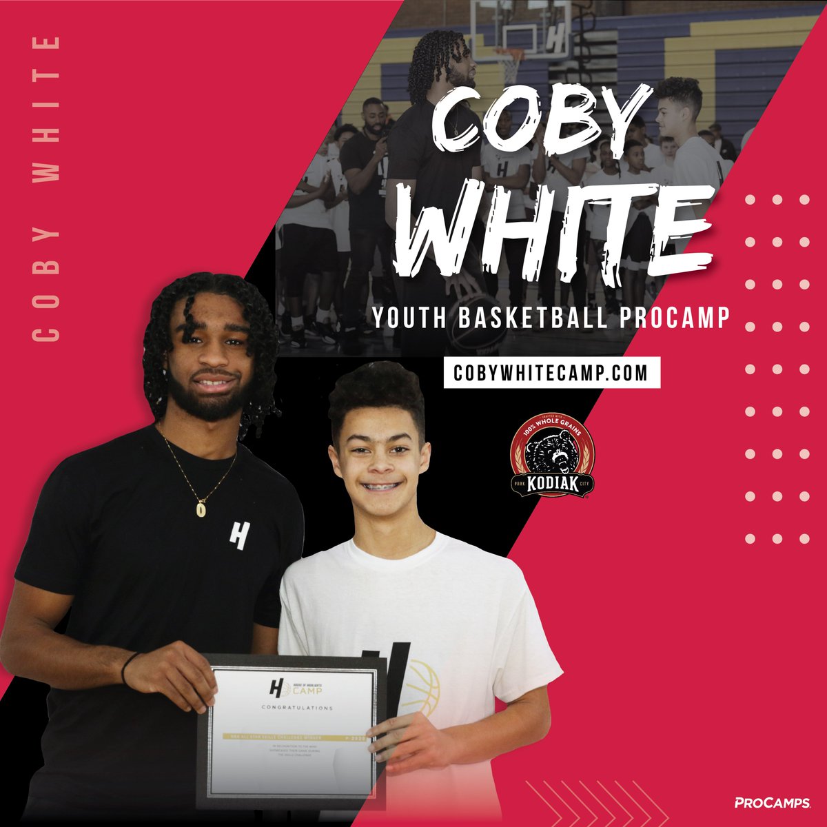 Big Time Player – Big Time Camp! 🏆 After dropping 42 in the Play-In Tournament earlier this week, Coby White has announced his Basketball Camp in Chicago 🏀 Visit CobyWhiteCamp.com to register 🎟️